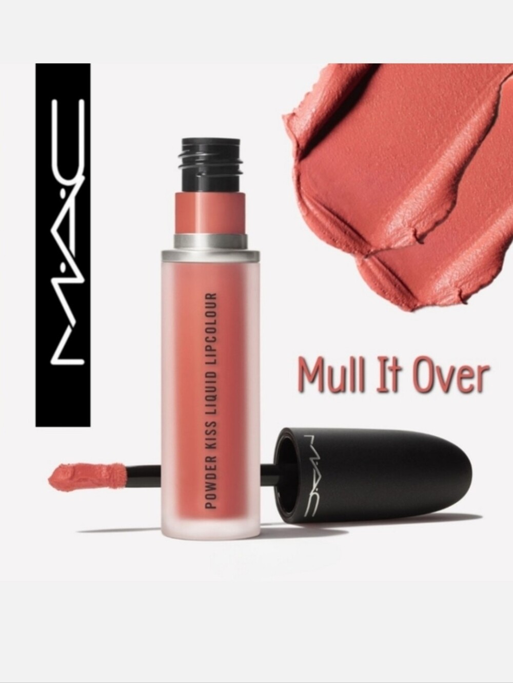 Mac Cosmetics Powder Kiss Liquid Lipstick Mull It Over Brand New in Box